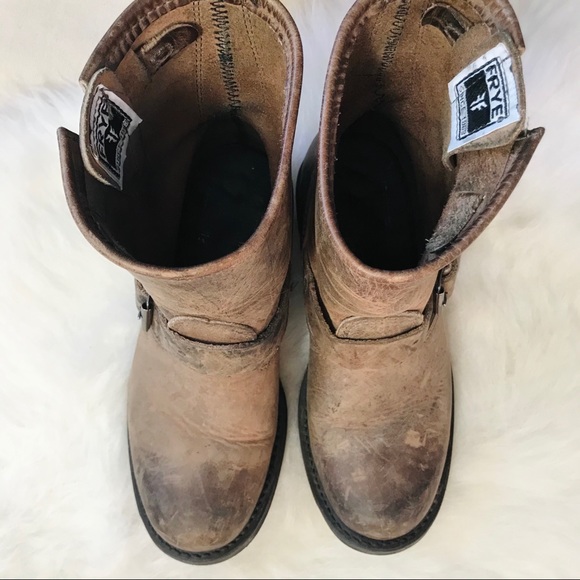 SOLD Frye Engineer 8R Oil Resistant Leather Boot - Picture 5 of 16